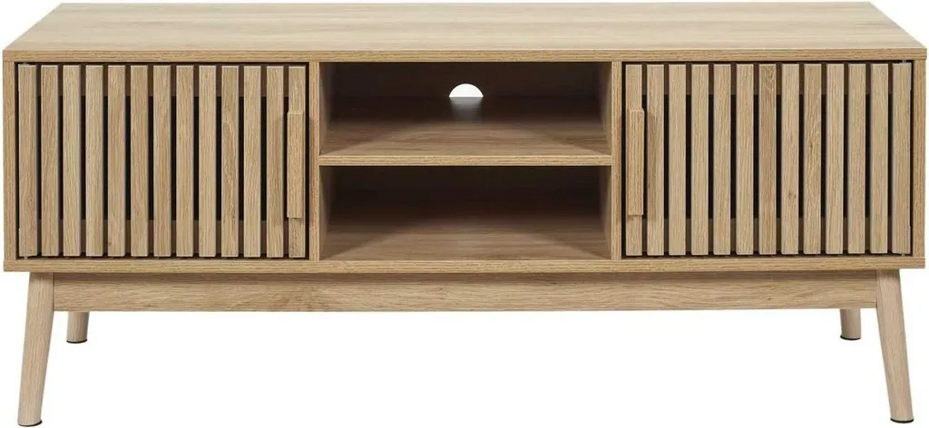 HowHomely Mobile TV 117cm Beige: Recensione e Specifiche Cassettiera - 3