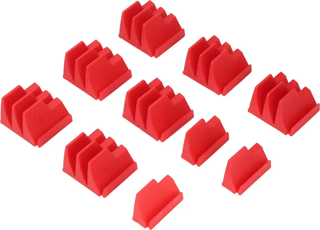 Organizer Chiavi Rosso Magnetico 10pz - Sistema Modulare 24 Posti
