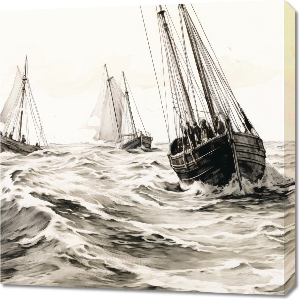 Bild 70x70cm Mutig und Frei