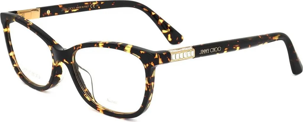 Jimmy Choo JC282/G 086 53: Occhiali Tartarugati per Viso Quadrato