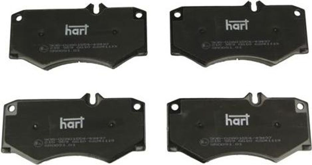 HART 215 959 Bremsbelagsatz, Scheibenbremse OE A9004200200 kompatibel mit G-Klasse, T1
