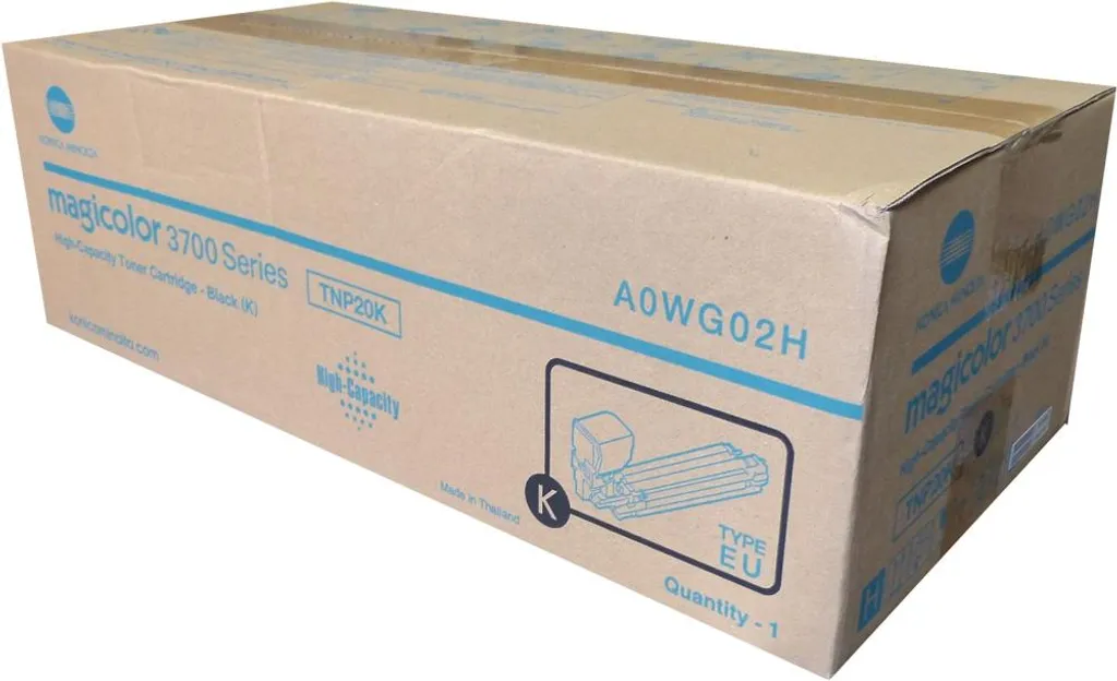 Toner Noir TNP-20 Konica Minolta A0WG02H pour Imprimante Laser Bizhub 20