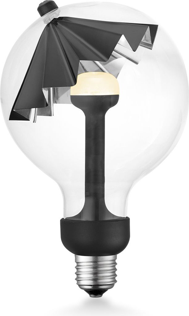 Home Sweet Home dimmbare LED Lampe Umbrella schwarz-silber E27 5W 400Lm