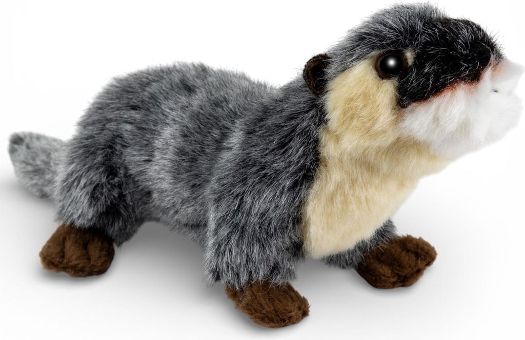 Carl Dick Otter grau ca. 18cm, 31cm gesamt Plüschtier, Stofftier, Kuscheltier 3760