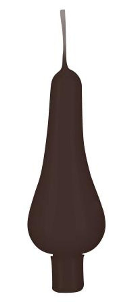 Baumkerzen Pariser Lichte Chocolate 90 x Ø 30 mm, 10 Stück