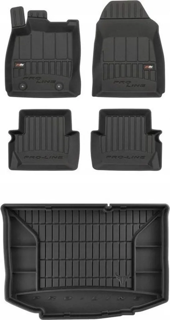 Set Tappetini Gomma 3D Ford Fiesta Mk7 2012-2017 | Protezione Premium