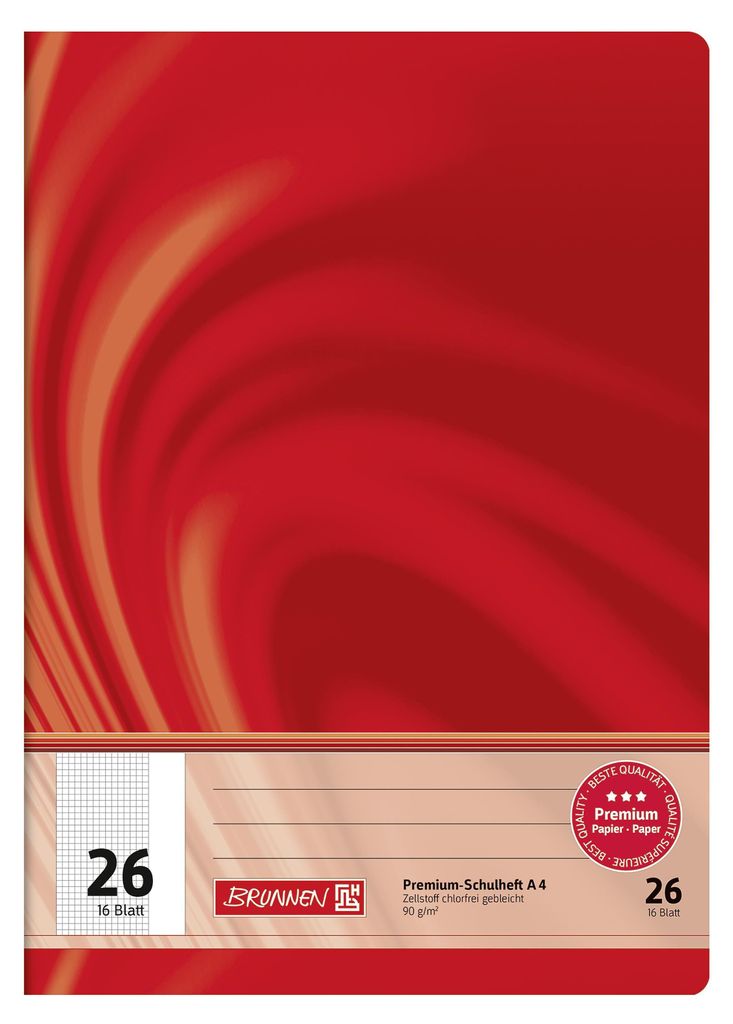 BRUNNEN 104472602 Cahier scolaire Vivendi A4 quadrillé 5 Image du produit 
