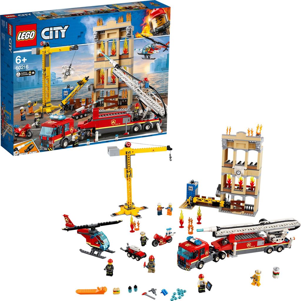 LEGO® City Feuerwehr in der Stadt, 60216 Produktbild 