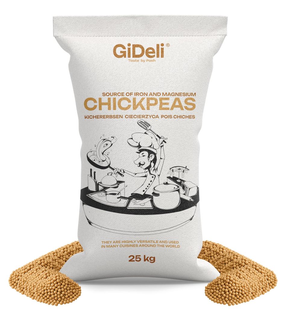 Kichererbsen Getrocknet 25kg Ungeröstet Protein Vegan Produktbild 