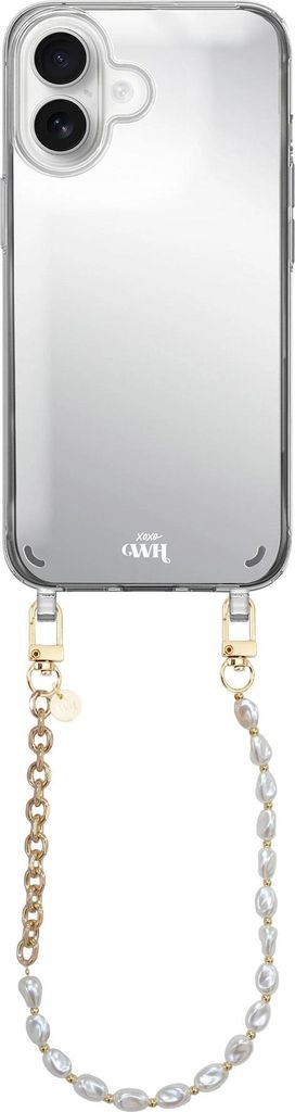 iPhone 16 - Over The Moon Mirror Cord Case - Short cord