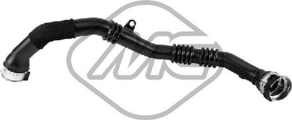 Metalcaucho 15809 Turbo Ladeluftschlauch für RENAULT Clio IV Schrägheck (BH) Captur (J5, H5) Clio IV Grandtour (KH) CLIO IV Kasten Duster (HM)