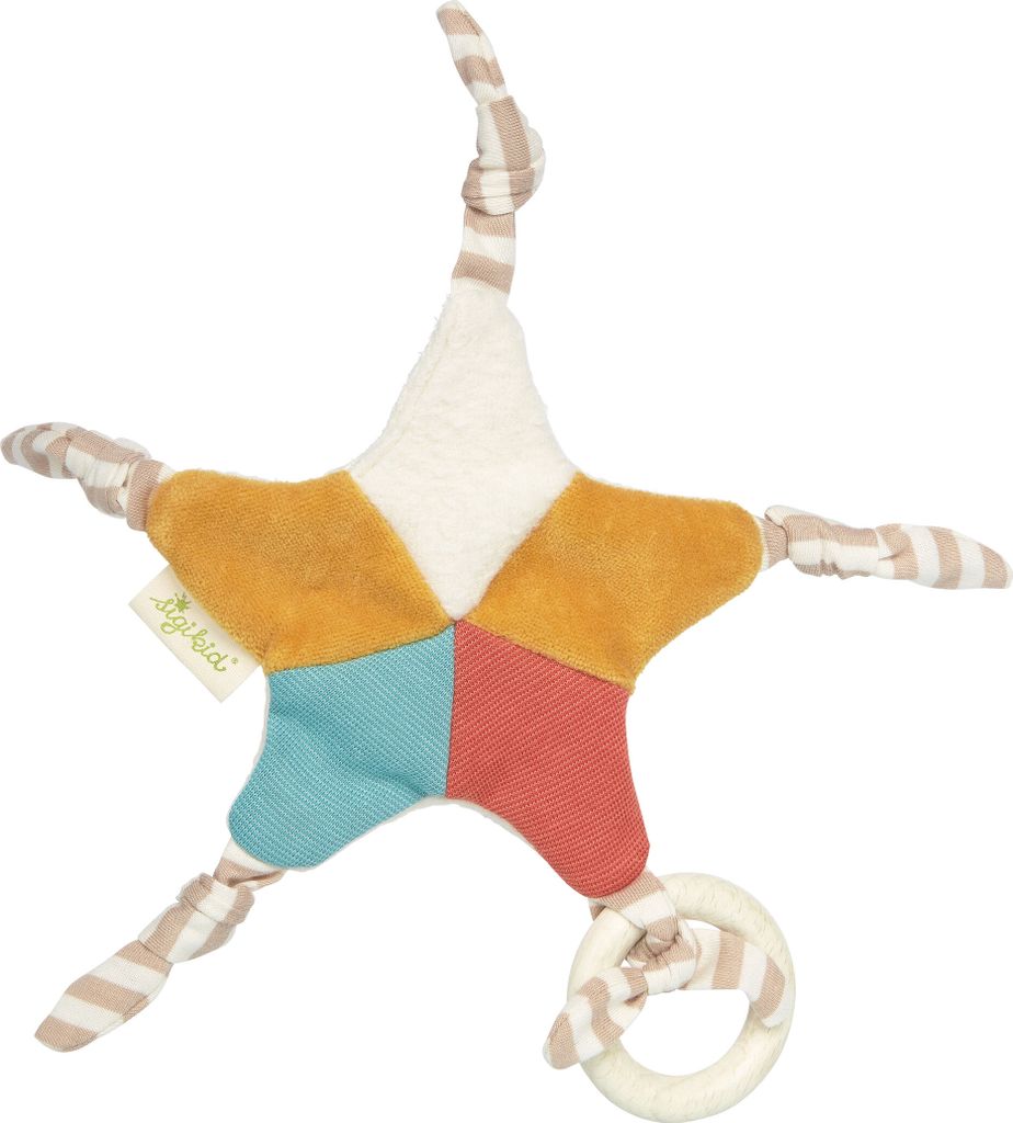 SIGIKID sigikid 39542 Schnuffeltuch Stern, Green Collection