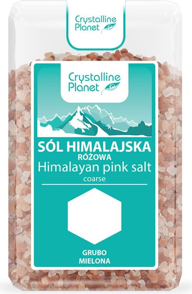 SÓL HIMALAJSKA RÓŻOWA GRUBO MIELONA 600 g - CRYSTALLINE PLANET