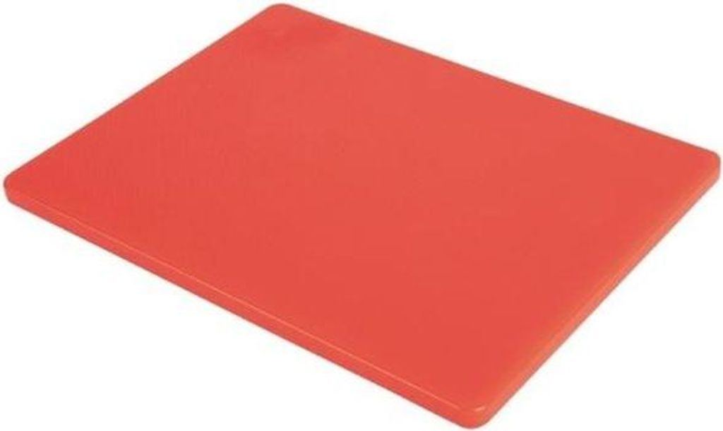 Hygiplas Ldpe Schneidebrett Rot 30,5X22,9X1,2Cm
