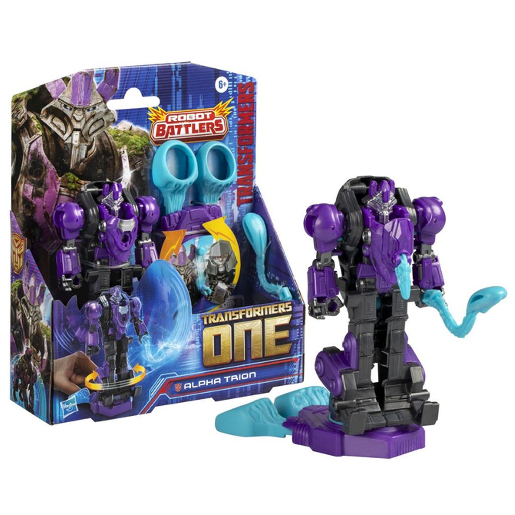 Transformers ONE – Action Figure Robot Battlers Starscream 11,5 Cm – Si Trasforma In Jet Cybertronico In 4 Passaggi – Con Base Battaglia E Spada, Giocattolo Per Bambini 6+ Anni