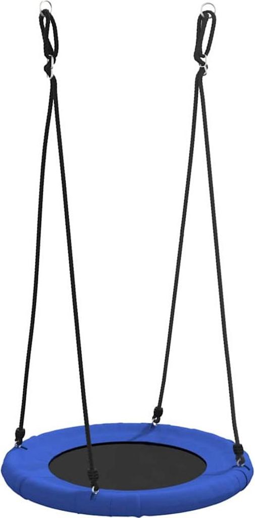 vidaXL Nestschaukel Blau 100 x 100 x 180 cm Kunststoff