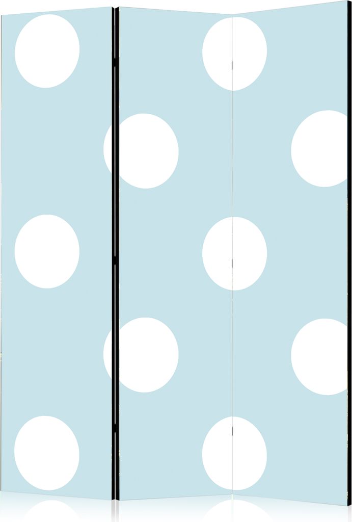 3-teiliger Doppelseitiger Vlies Paravent - Blue Sweetness 135x172 cm Für Kinder f-A-0818-z-b