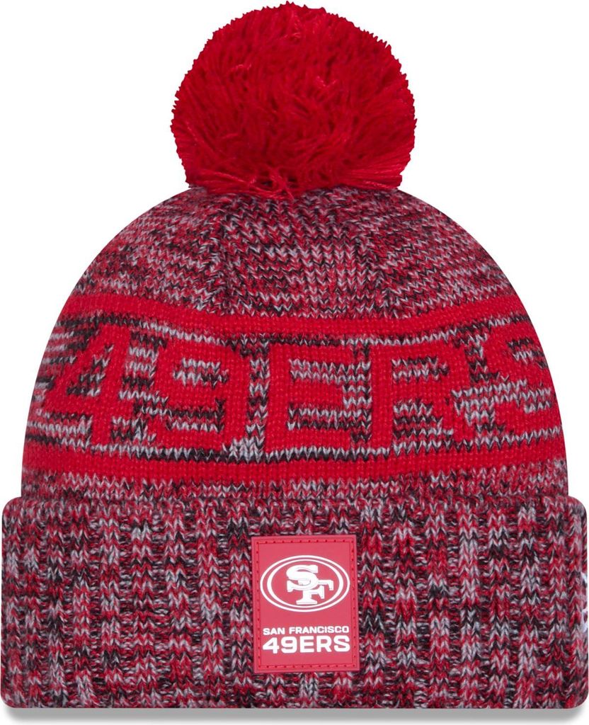 New Era Bommel Wintermütze SIDELINE San Francisco 49ers
