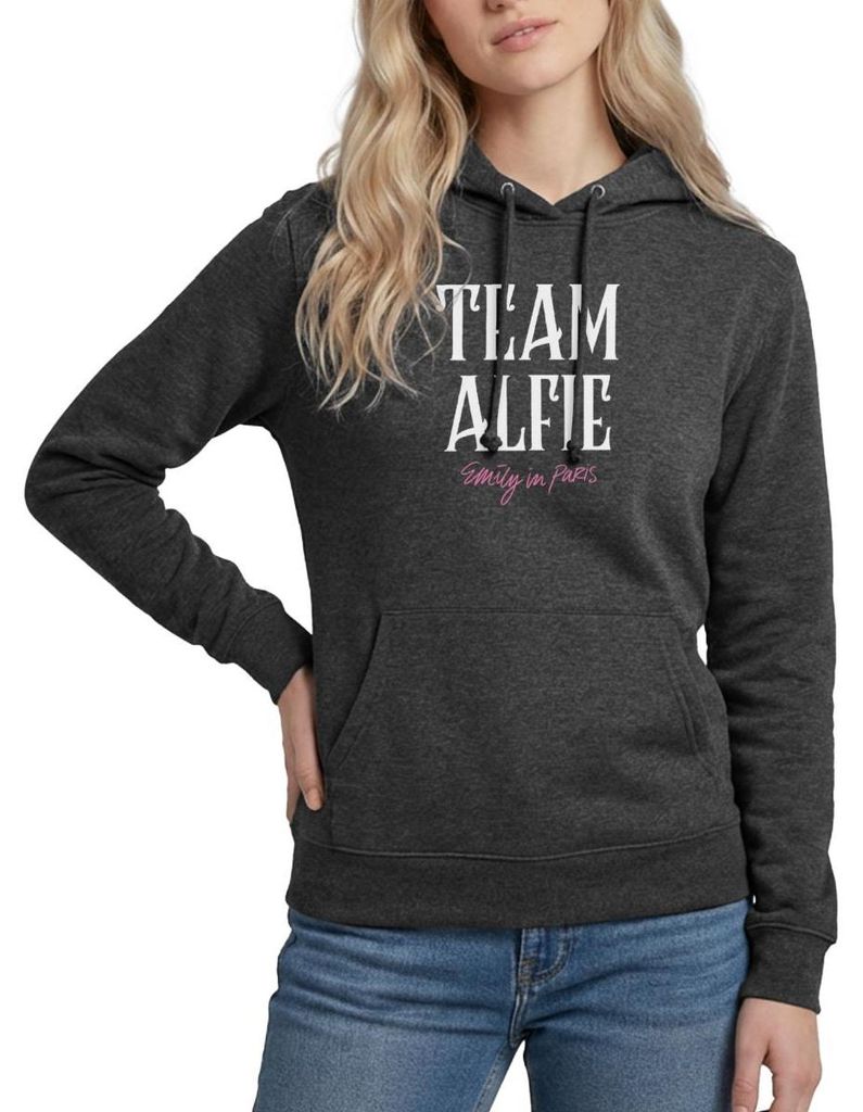 Spreadshirt Emily In Paris Team Alfie Damen Hoodie, M, Anthrazit