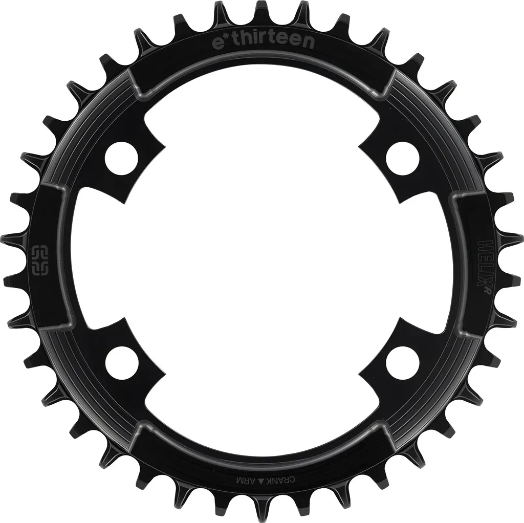 Plateau e*thirteen Helix R 38T 107 BCD pour transmission 11/12V Gris