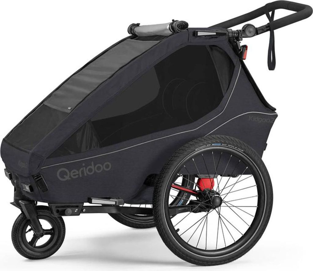 Qeridoo Kidgoo 2 - Kinderfahrradanhänger für 2 Kinder, Produktbild 