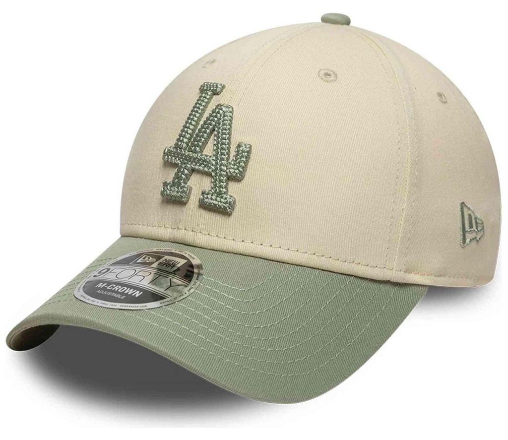 New Era 9Forty M-Crown Cap STITCH Los Angeles Dodgers beige