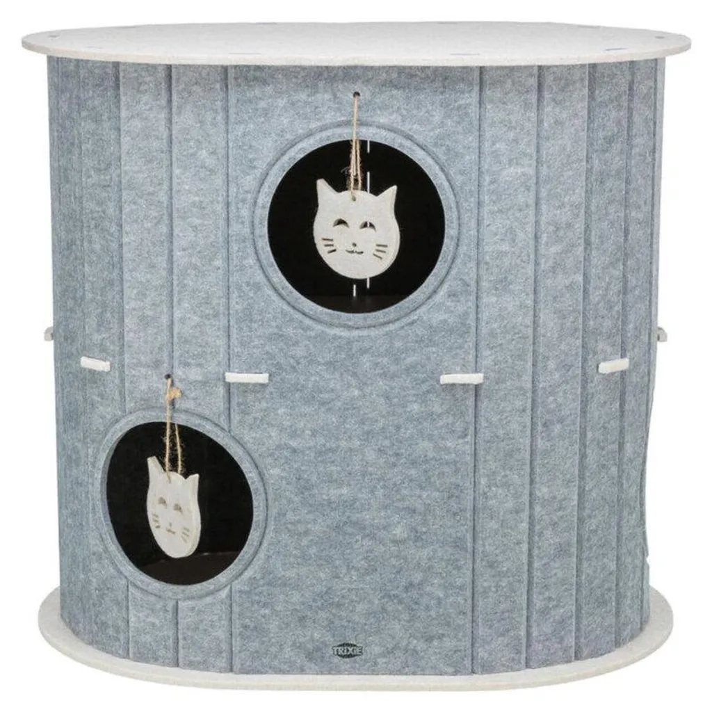 Niche pour chat Trixie Mara Gris sable 66 x 62 x 46 cm - Confort XXL