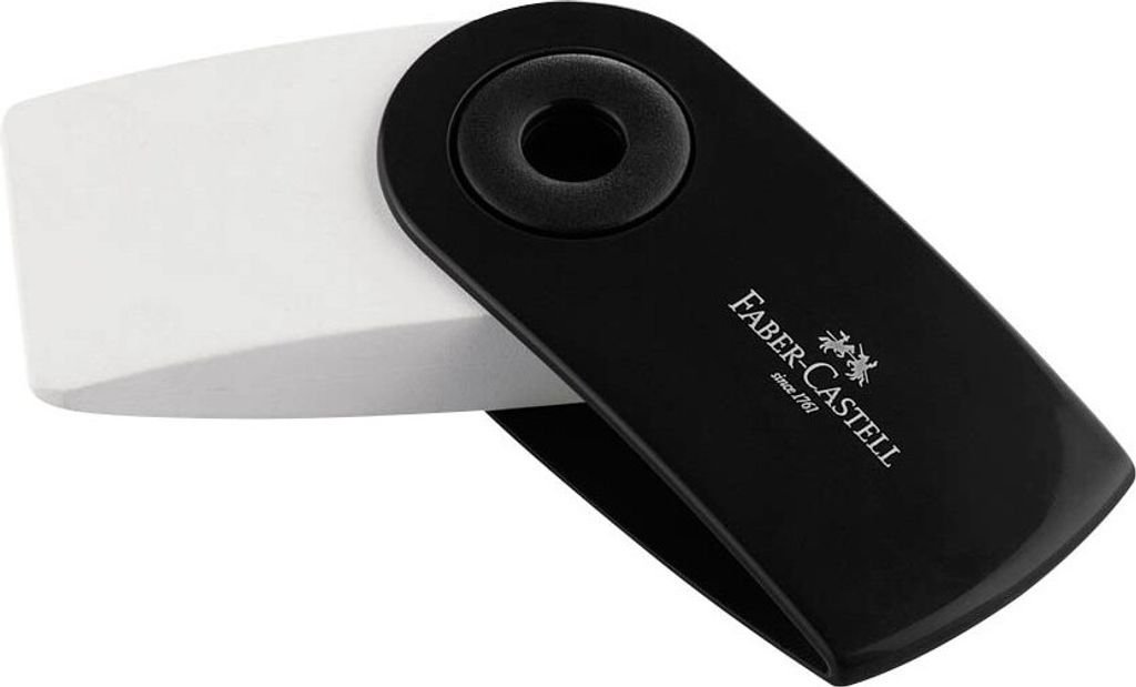 FABER-CASTELL Radierer Sleeve Mini schwarz Immagine del prodotto 