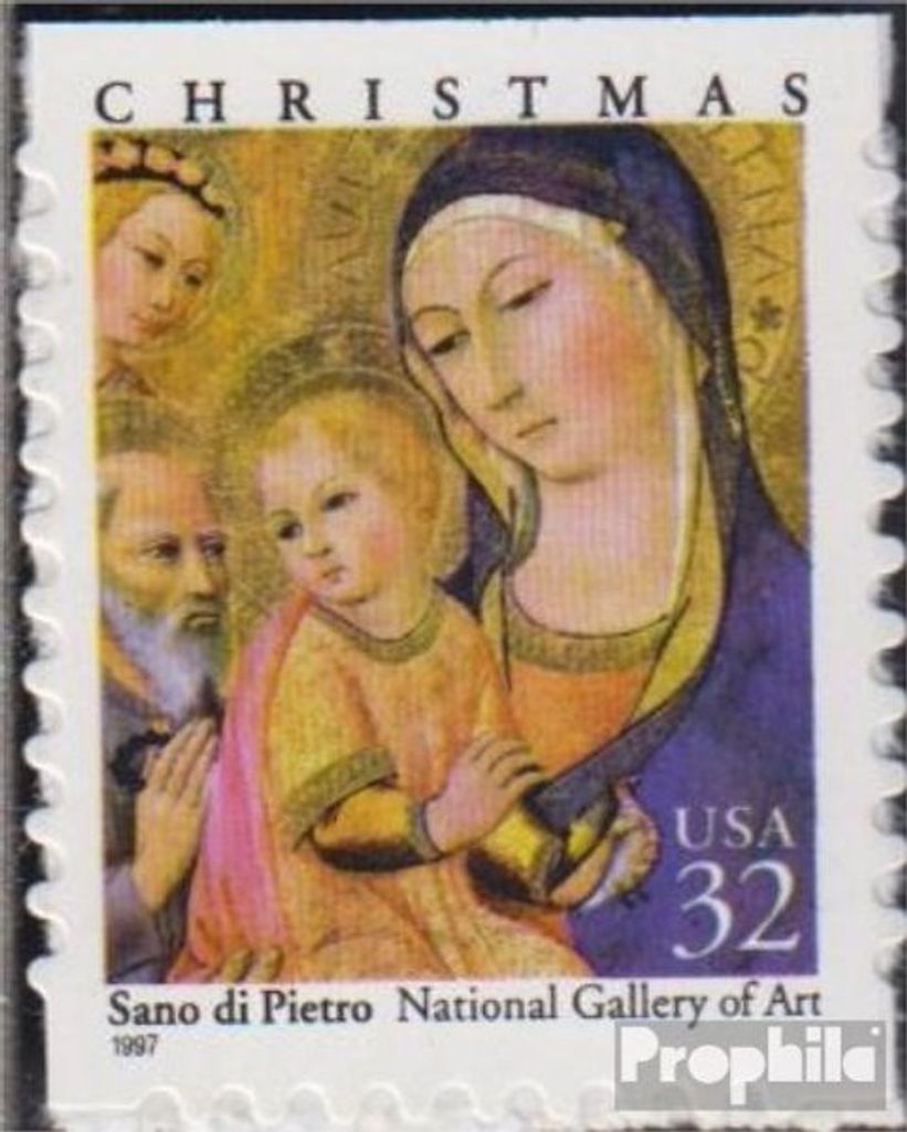 Briefmarken USA 1997 Mi 2901BD (kompl.Ausg.) postfrisch Weihnachten