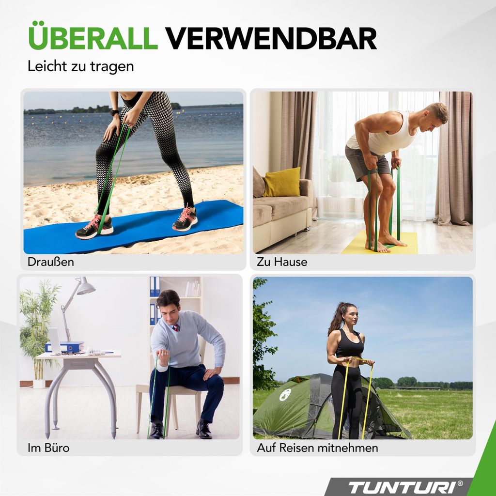 Tunturi Widerstandsband, Power Band, Stärke von 7-10 kg Tunturi Widerstandsband, Power Band, Stärke von 7-10 kg
