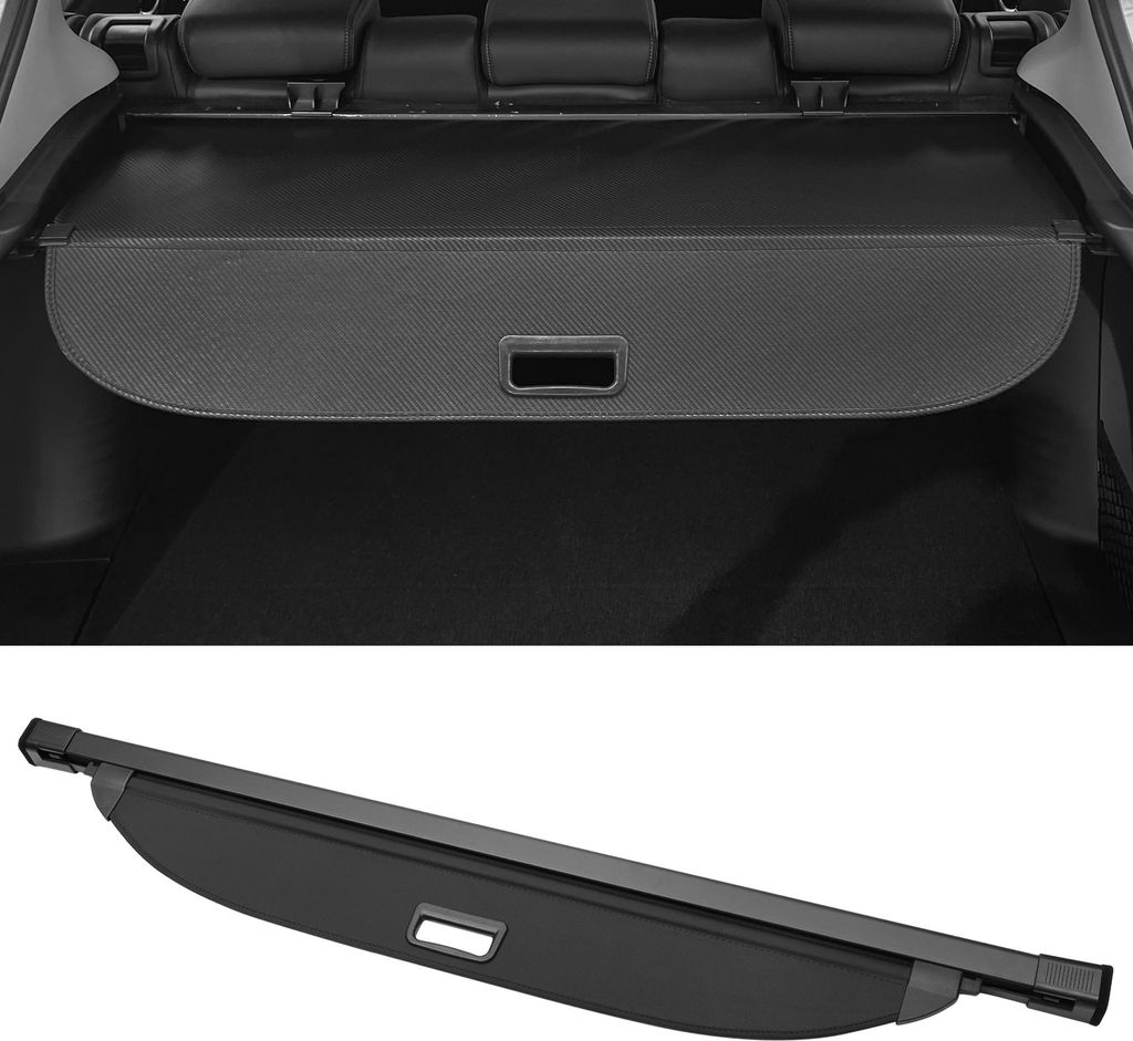 Kofferraum ausziehbare Laderaumabdeckung für Hyundai Santa Fe Sport 2015-2018 5-Sitzer Heckklappenregal Gepäcksicherheitsschutzschirm, Leinwand, ...