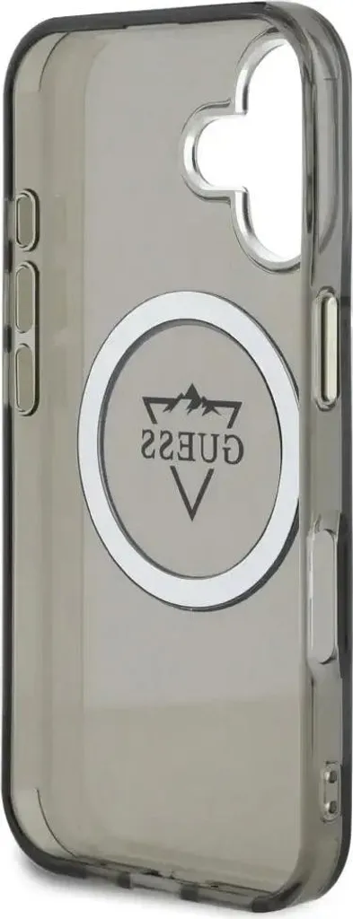 Etui Guess Iml Metal Mountain Logo Magsafe Do Iphone 16 Czarny - 7