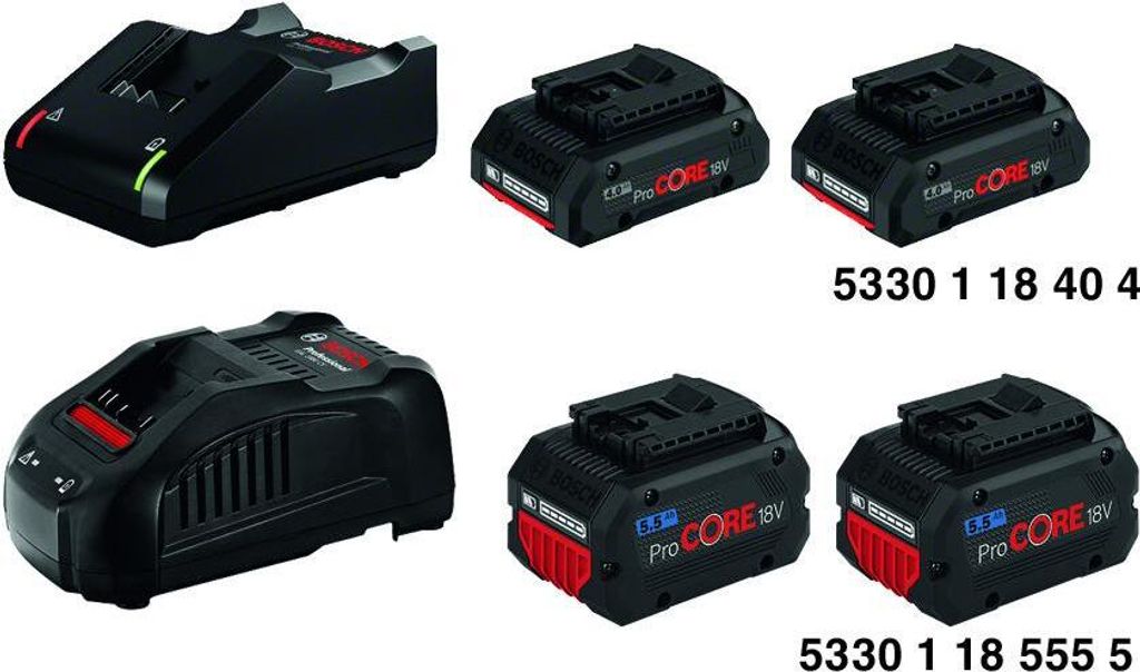 Bosch 2x ProCORE18V Akku 8.0Ah + GAL 18V-160 Produktbild 27