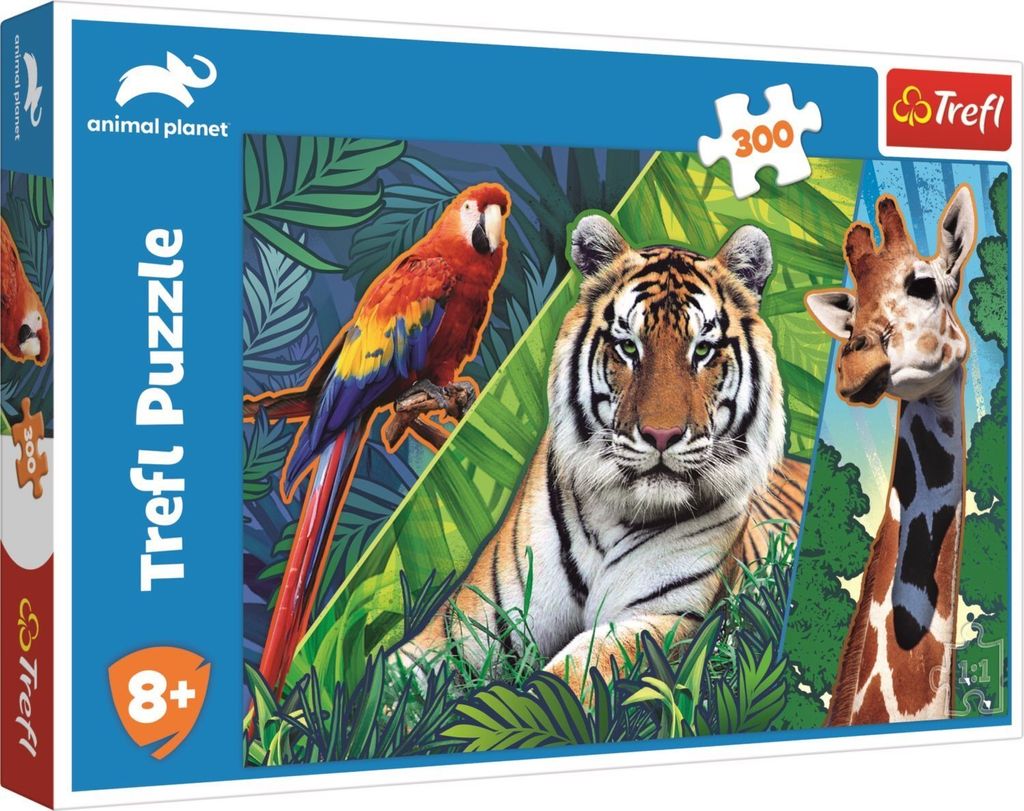 TREFL Puzzle Animal Planet: Erstaunliche Tiere 300 Teile Produktbild 