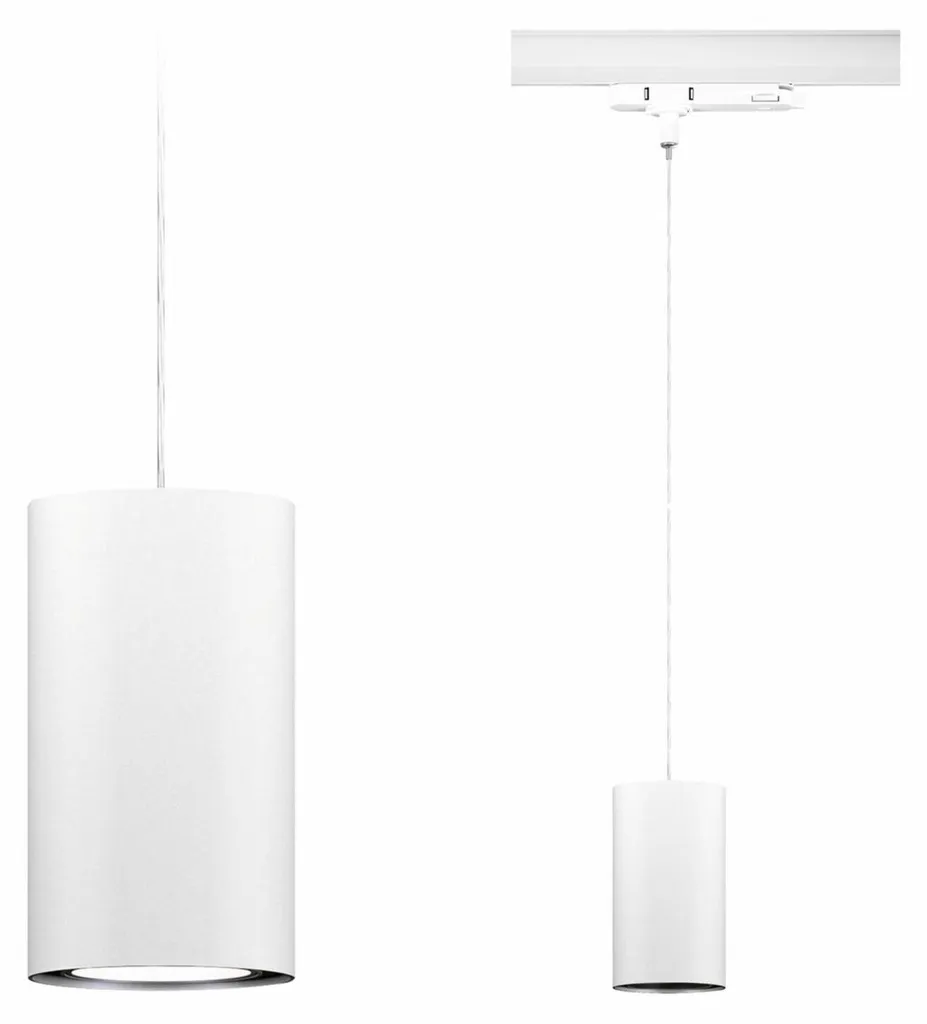 Luminaire Suspension pour Système Rail Triphasé Paulmann Kratos Blanc