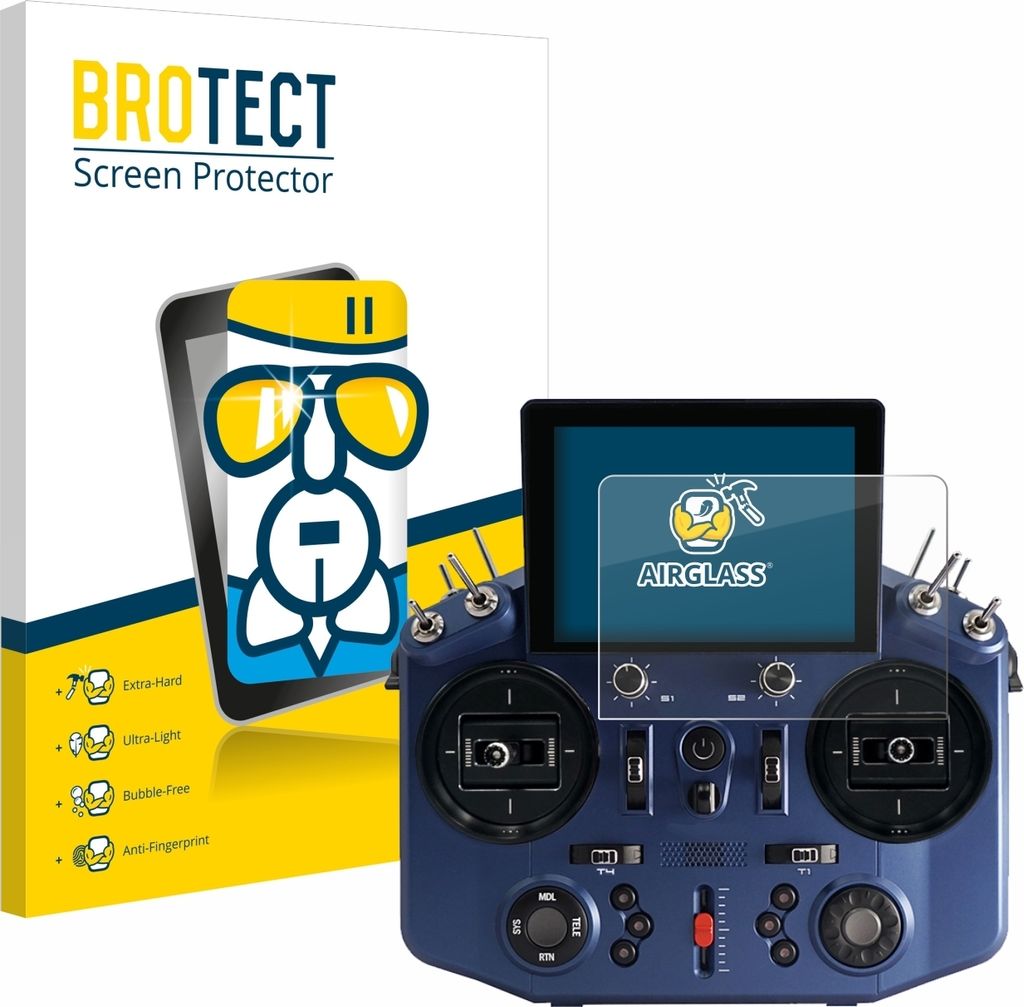 BROTECT Schutzglas für FrSky Tandem X20S Schutzfolie Panzer Folie Glas Display Schutz klar