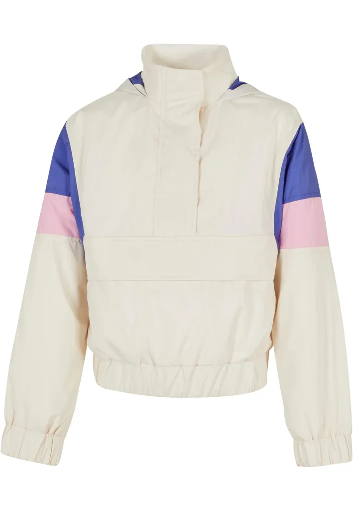 Windbreaker Bambina Urban Classics 3-Tone | Whitesand Purple 110/116