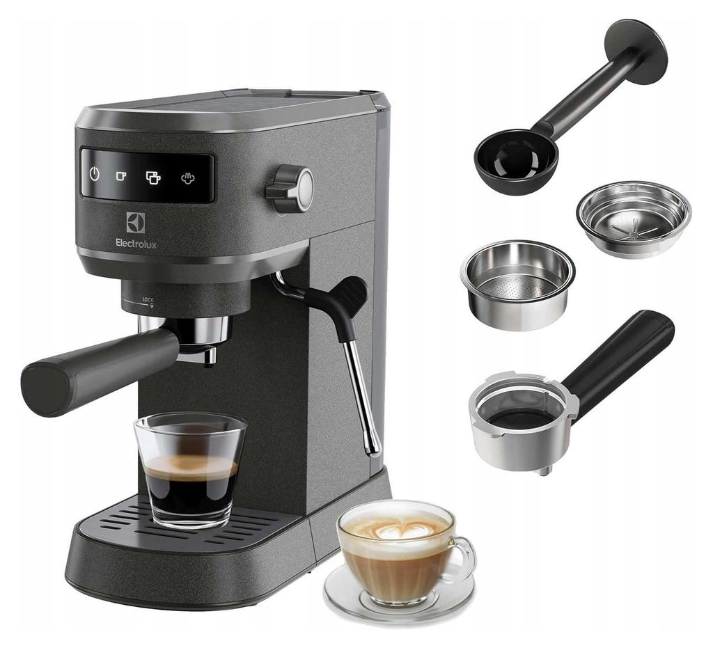 Electrolux Caffettiera a leva Explore 6 E6EC1-6BST Nero Immagine del prodotto 