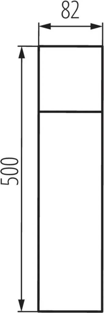 Acquista Kanlux VADRA 29012 - Lampada a Stelo Esterna Alluminio IP44 - 4