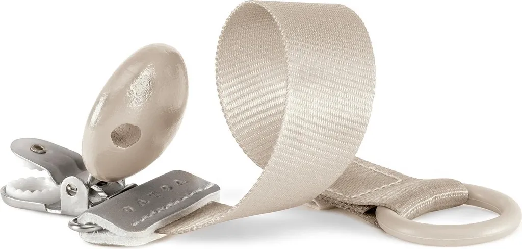 Catenella Porta Ciuccio Volvo Sabbia - Sicurezza EN 12586 per Bambini