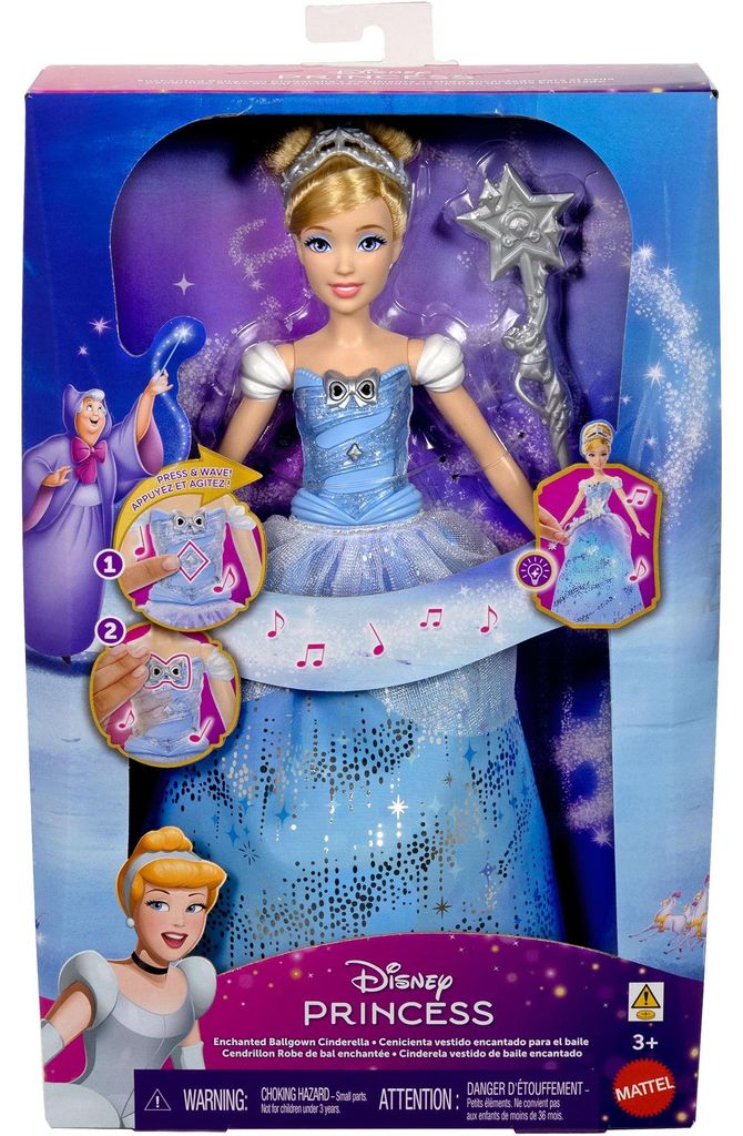 Disney Princess JBF94, Lalka modowa, Damski, 3 lat(a), Zdjęcie produktu 