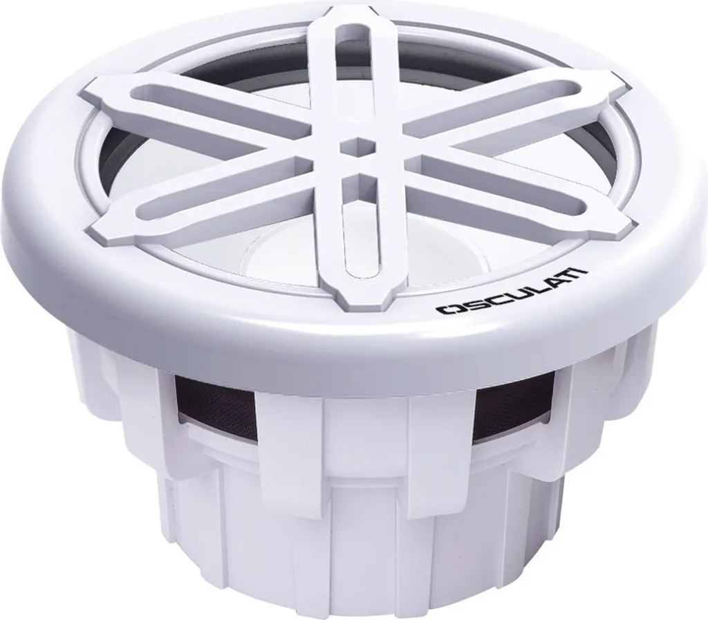 Caisson de basses marin 10 pouces blanc et étanche pour bateau et spa