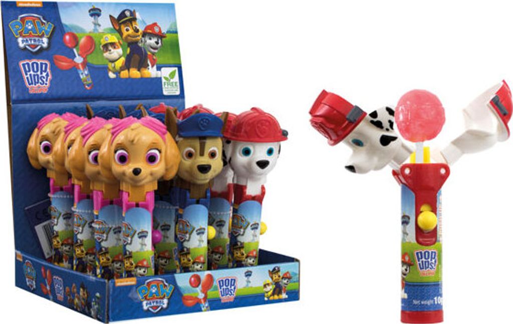 Pop Ups Lollipop  Paw Patrol 10g, Lolli im Produktbild 