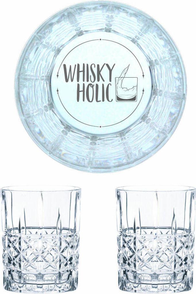 Nachtmann Whiskyglas Gravur Whiskyholic, Whiskeygläser Set, Produktbild 