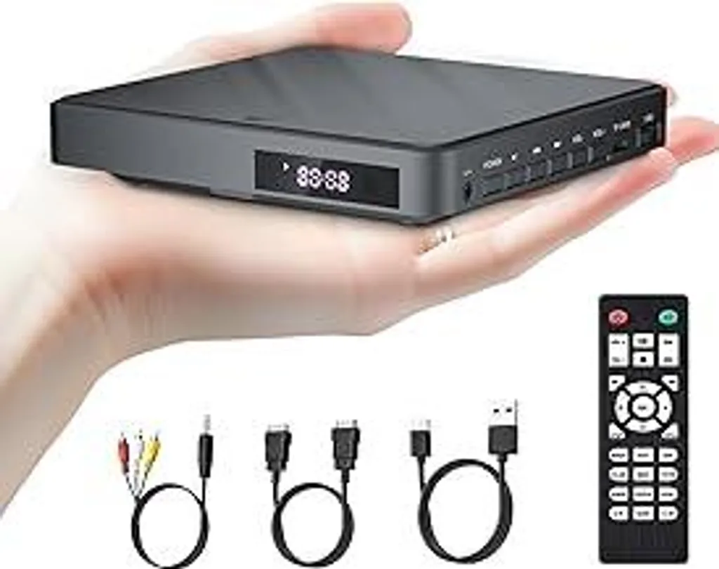 Lettore DVD HD 1080P Desobry: Correzione Errori e Chip Anti-Shock