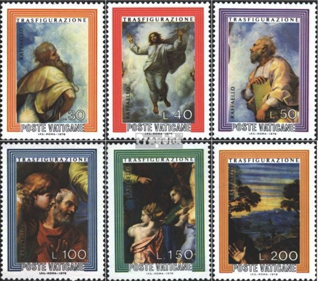 Briefmarken Vatikanstadt 1976 Mi 683-688 (kompl.Ausg.) postfrisch Christus
