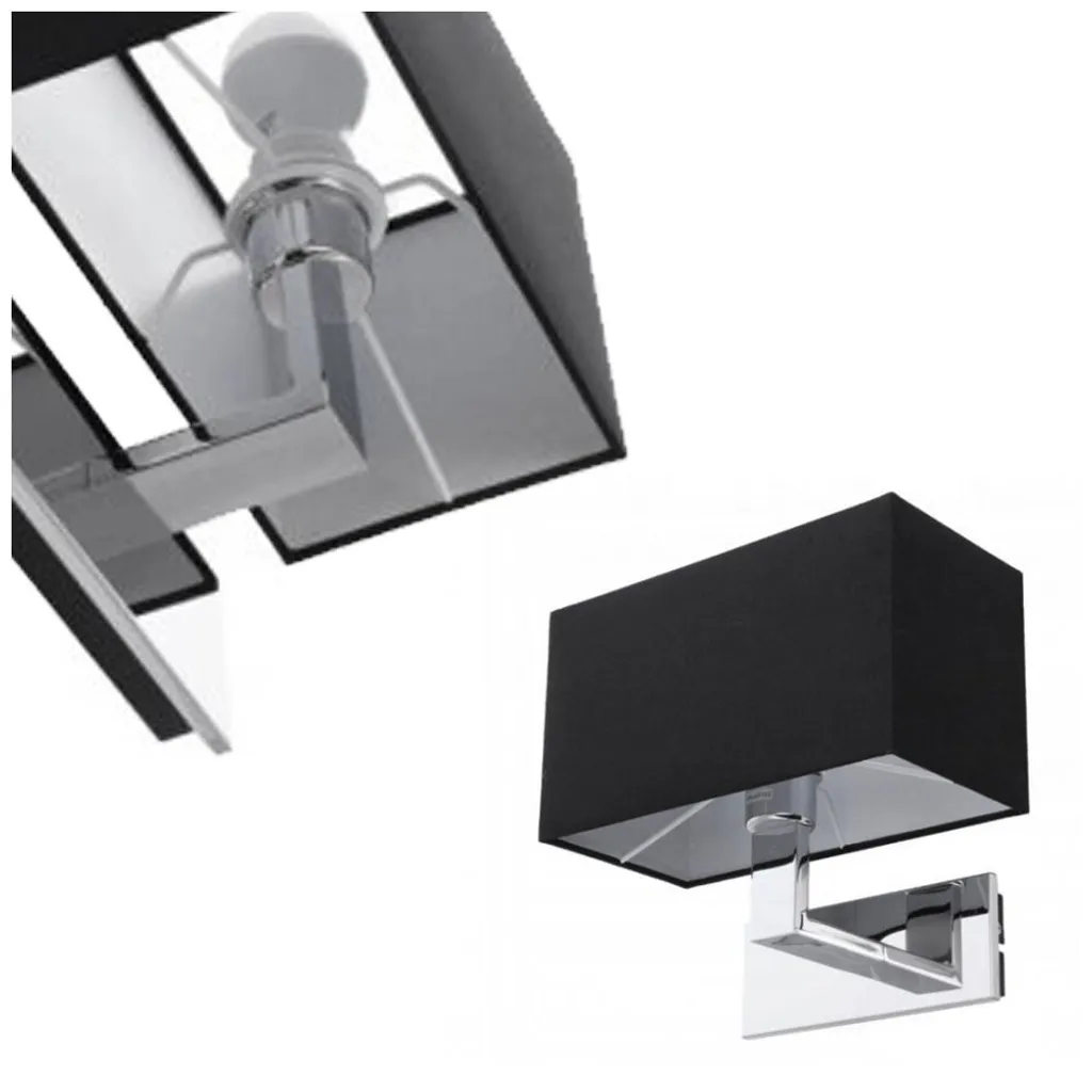 Lampada Parete AZzardo Martens Nero AZ1556 - E27 60W Max