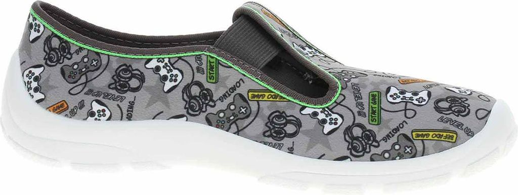 Jungen Hausschuhe Befado 975X188  975Y188 grau GAME Produktbild 