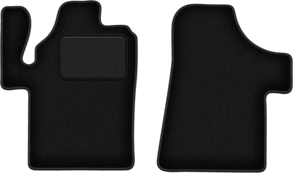 Tappetini Wielganizator Mercedes Viano W639 - Velluto Nero Set 2pz