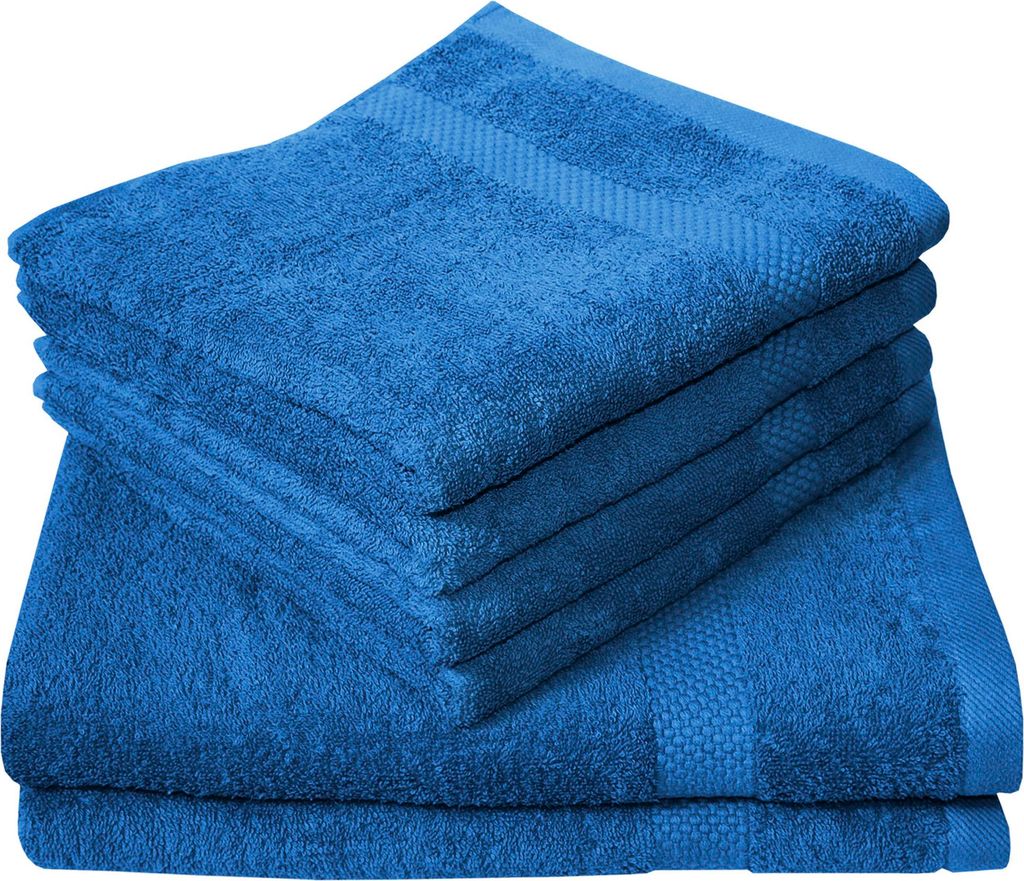 Dyckhoff Handtuchset Planet blau, 6-tlg.